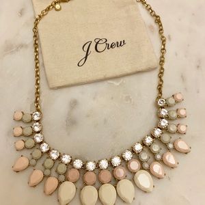 J. Crew Jewelry - JCrew never worn statement necklace neutral colors J. Crew Jewelry - JCrew never worn statement necklace neutral colors